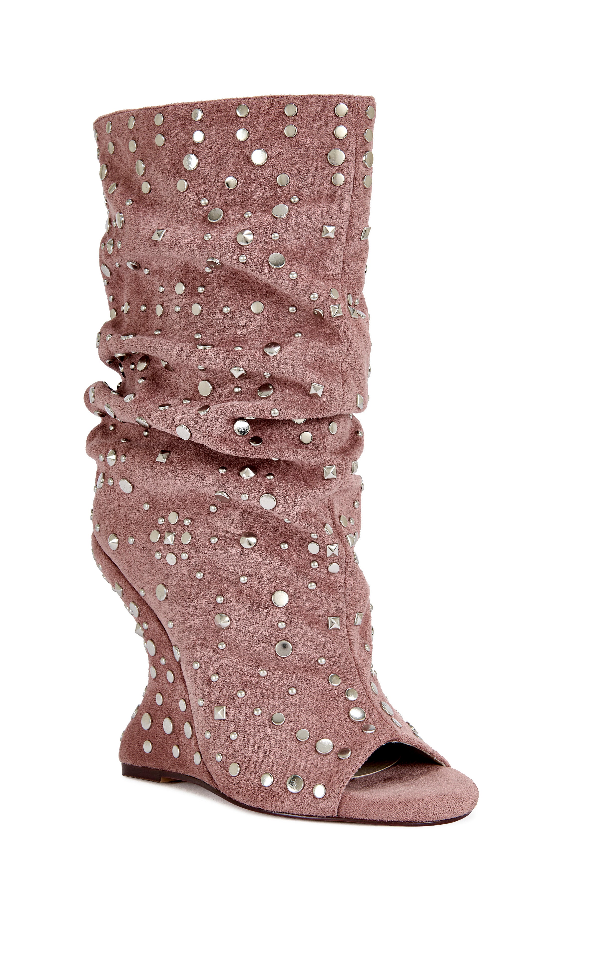 イマン　アンナ　サボンラック　マニーローズ NAOMANI-PINK WEDGE BOOTIE | AZALEA WANG