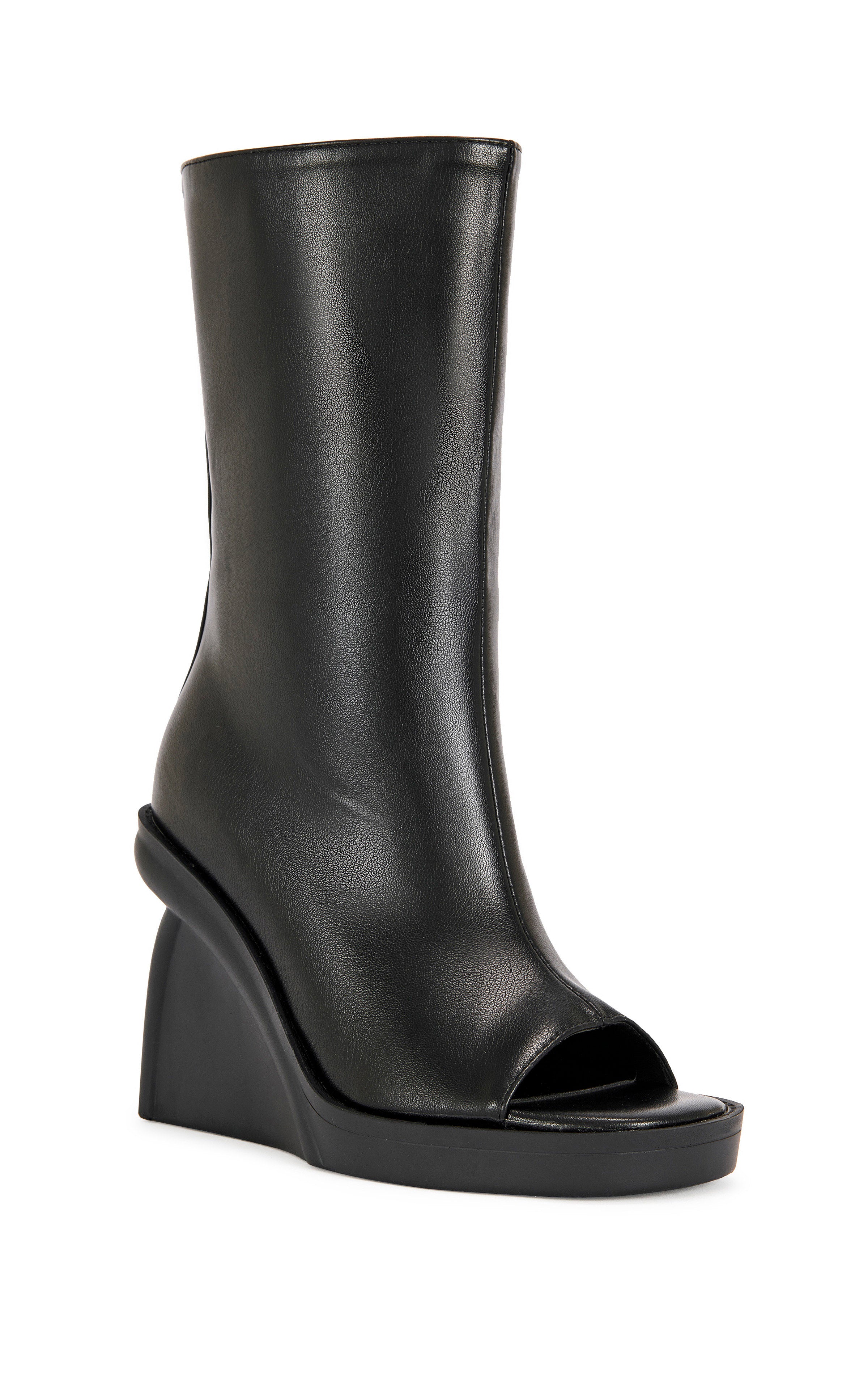 NOLIA-BLACK WEDGE BOOTIE | AZALEA WANG