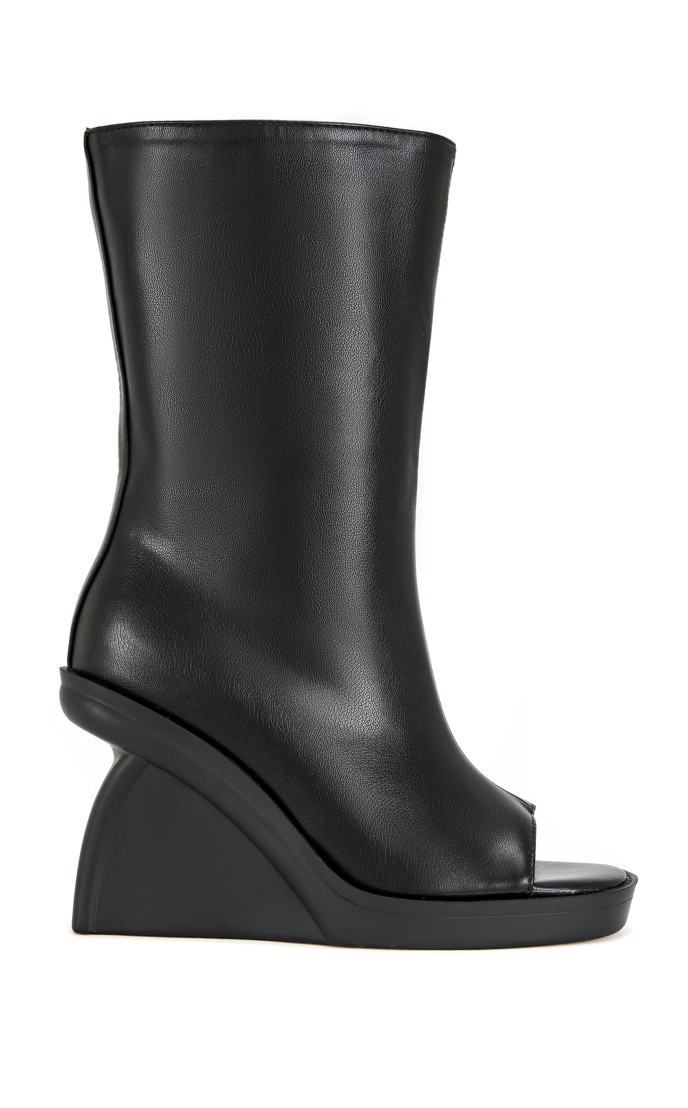 NOLIA-BLACK WEDGE BOOTIE | AZALEA WANG