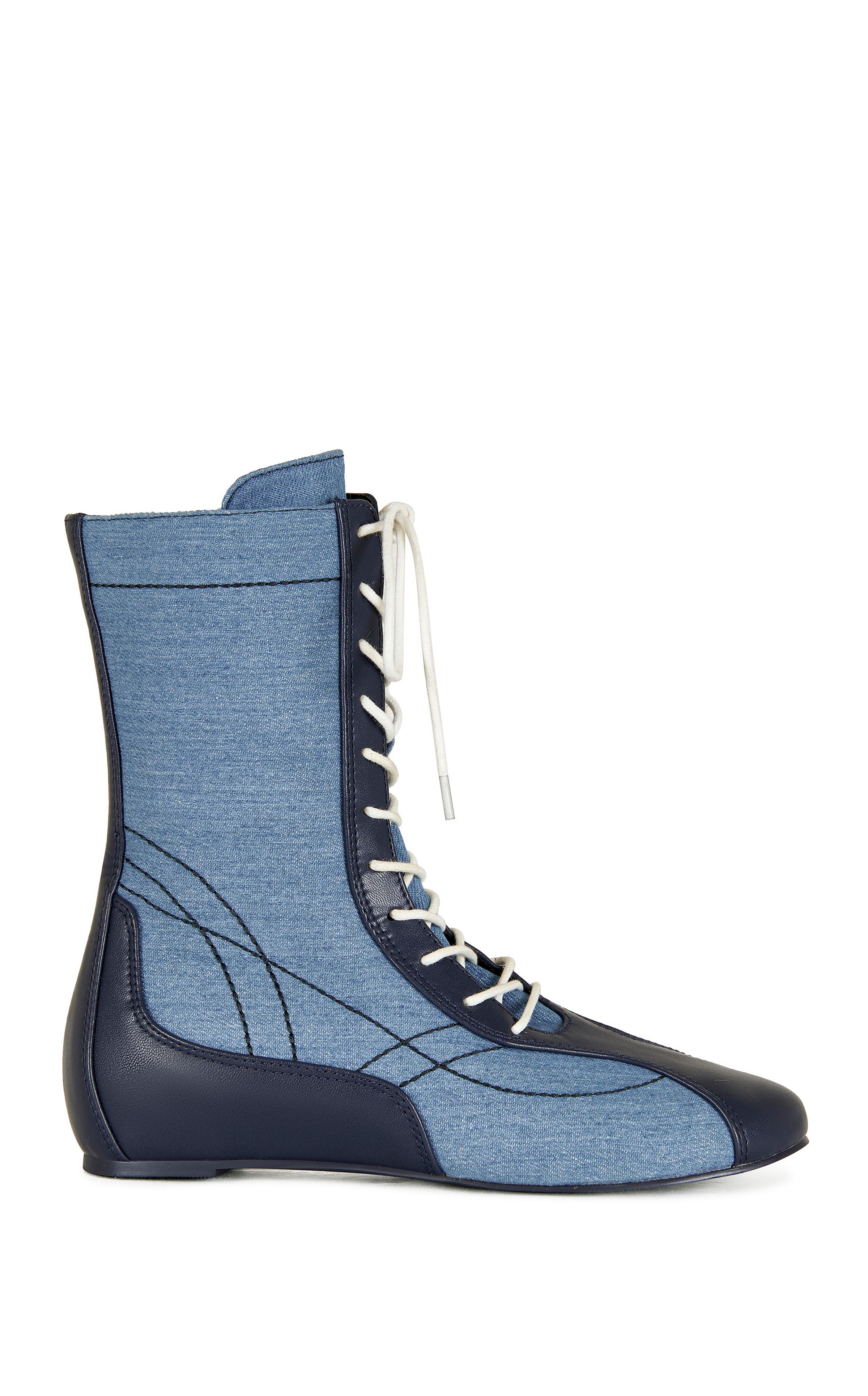 Azalea Wang Women's Passer Navy Boxing Boots
