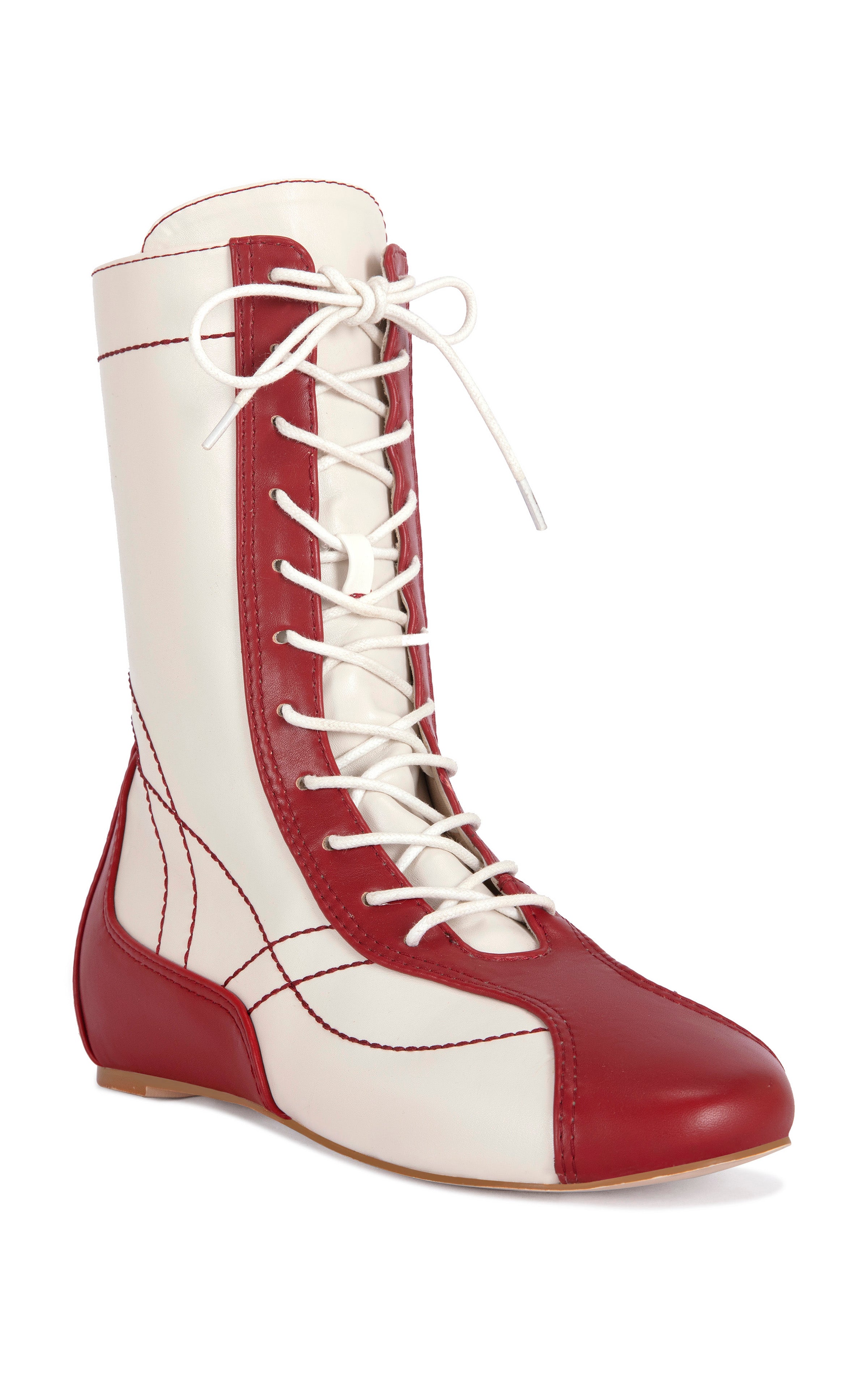PASSER-RED FLAT SNEAKER | AZALEA WANG