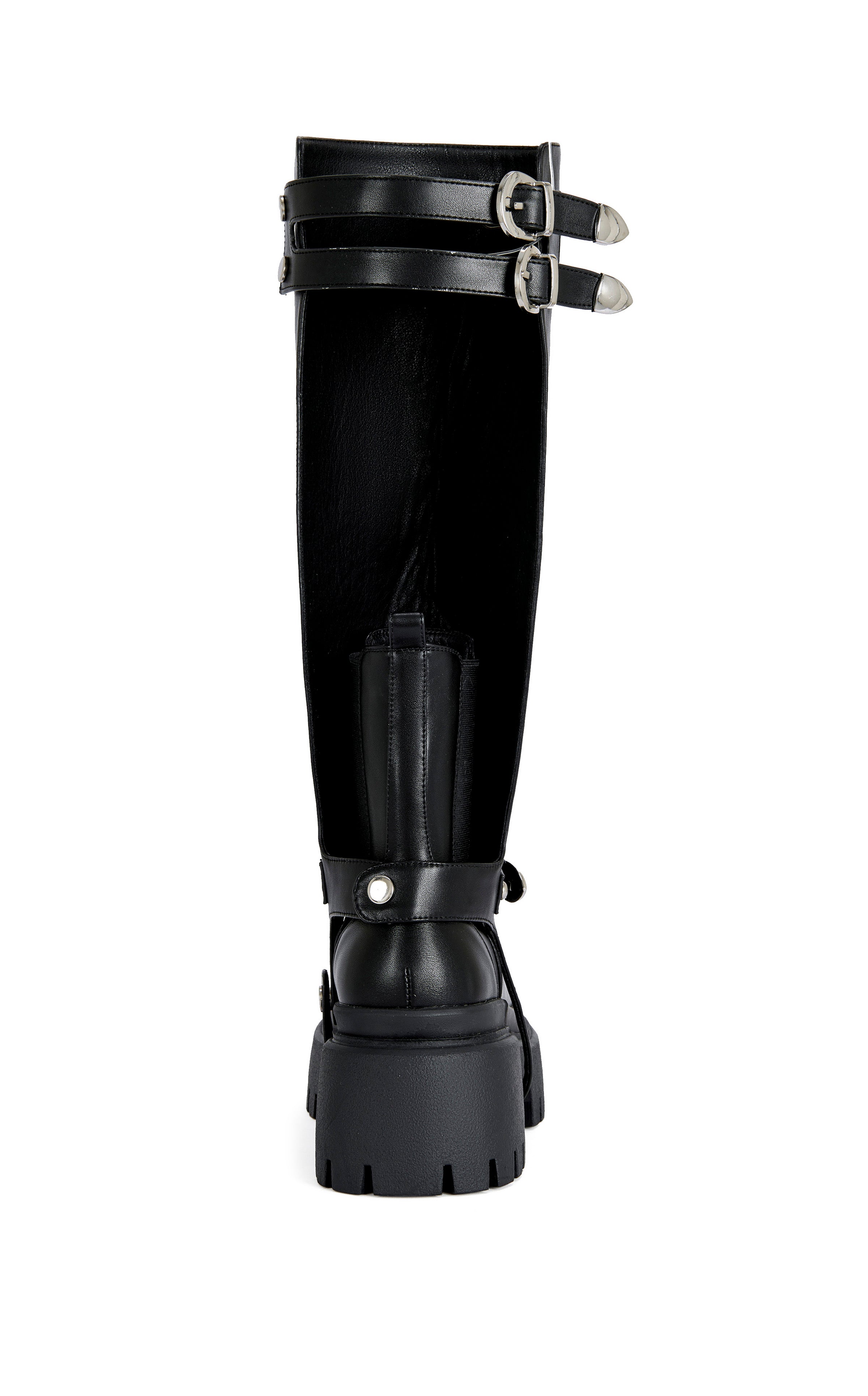 RAMPAGE-BLACK FLAT BOOT | AZALEA WANG