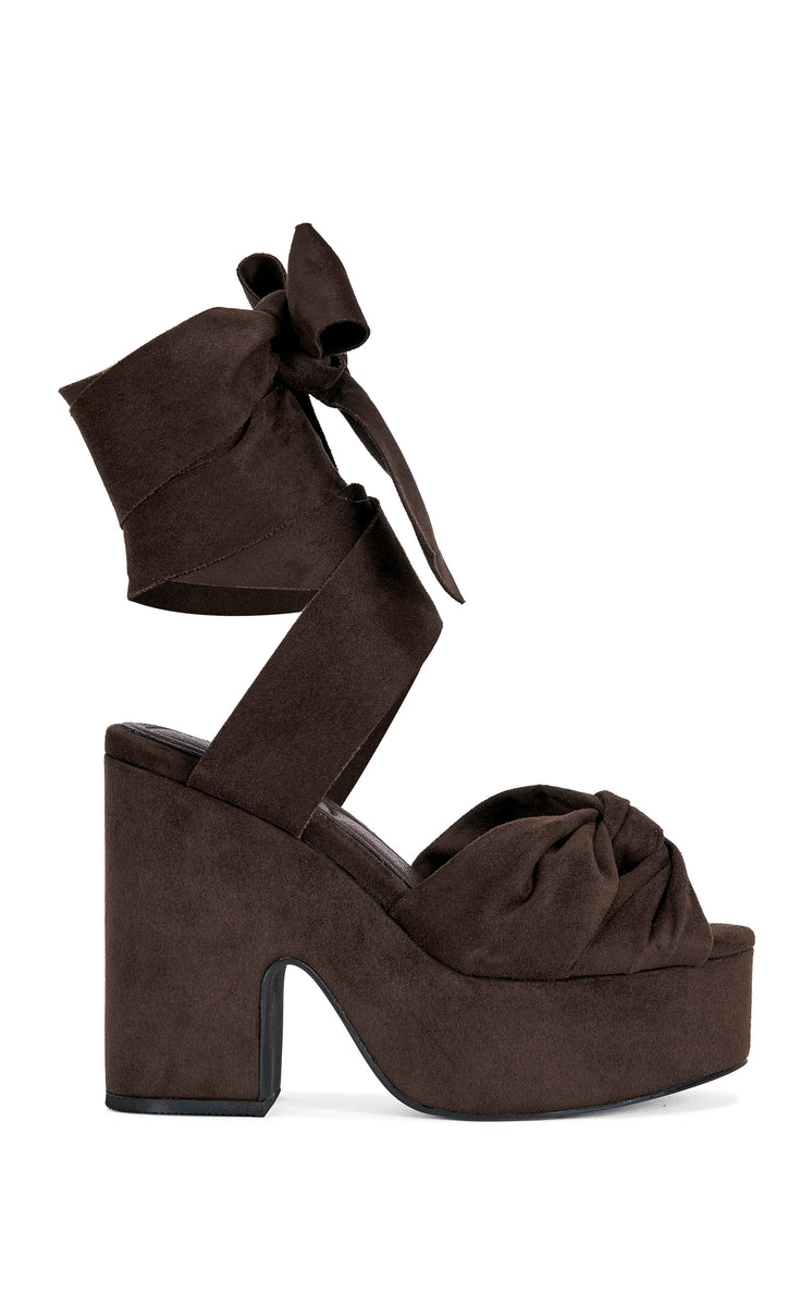 SAKI-CHOCOLATE BLOCK SANDAL | AZALEA WANG