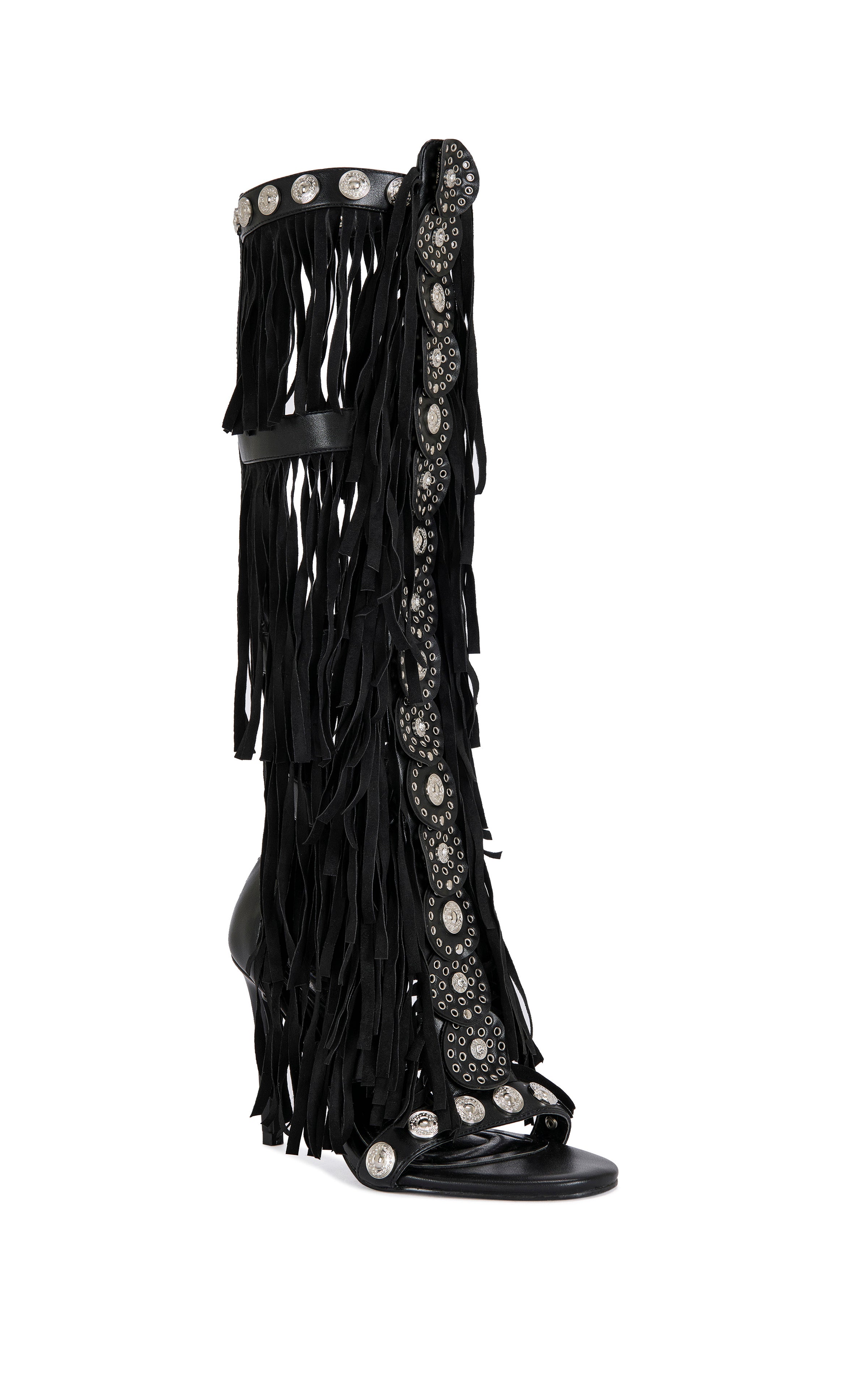 SAMEYA-BLACK STILETTO SANDAL | AZALEA WANG