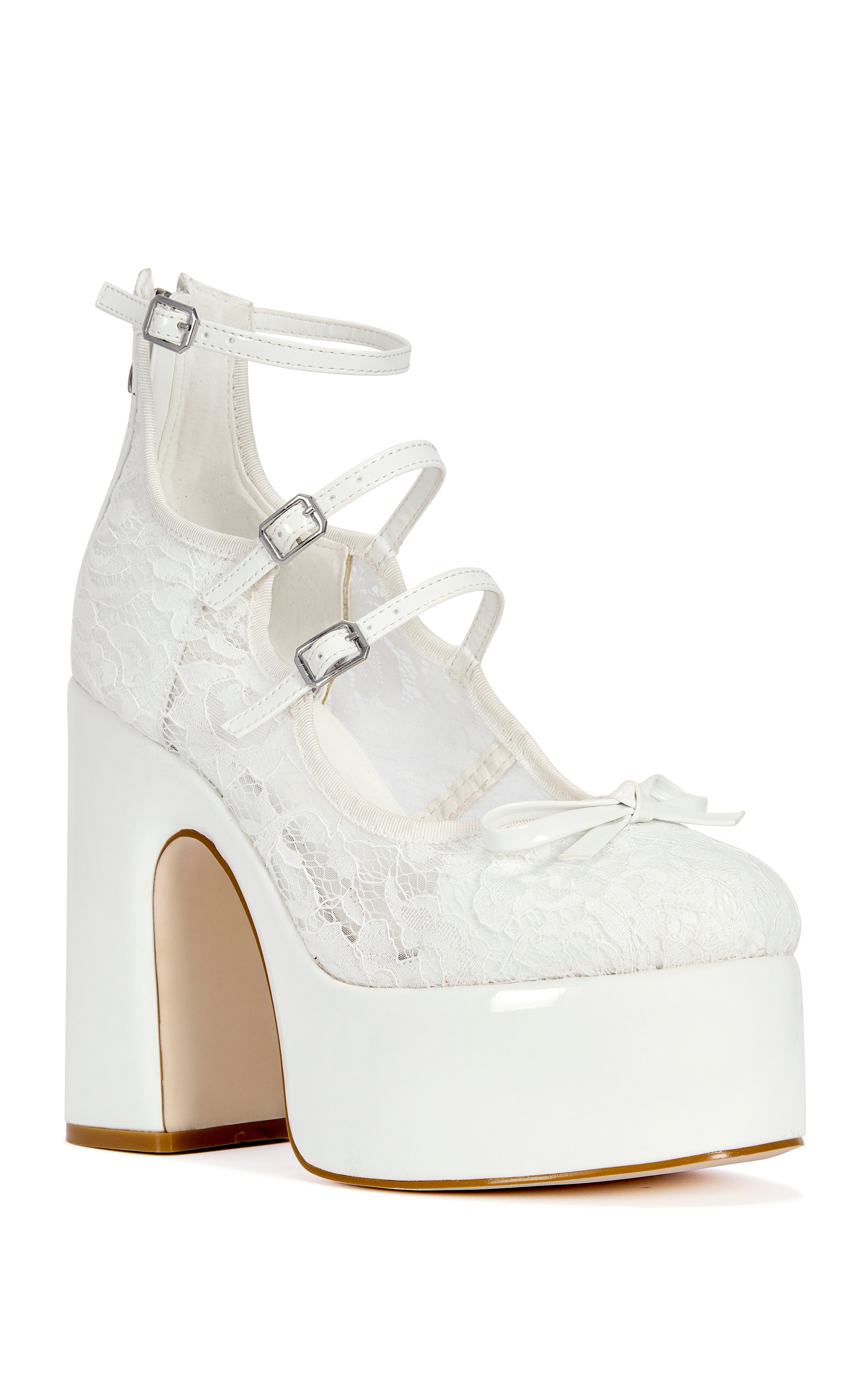 SPROUT-WHITE BLOCK PUMP | AZALEA WANG