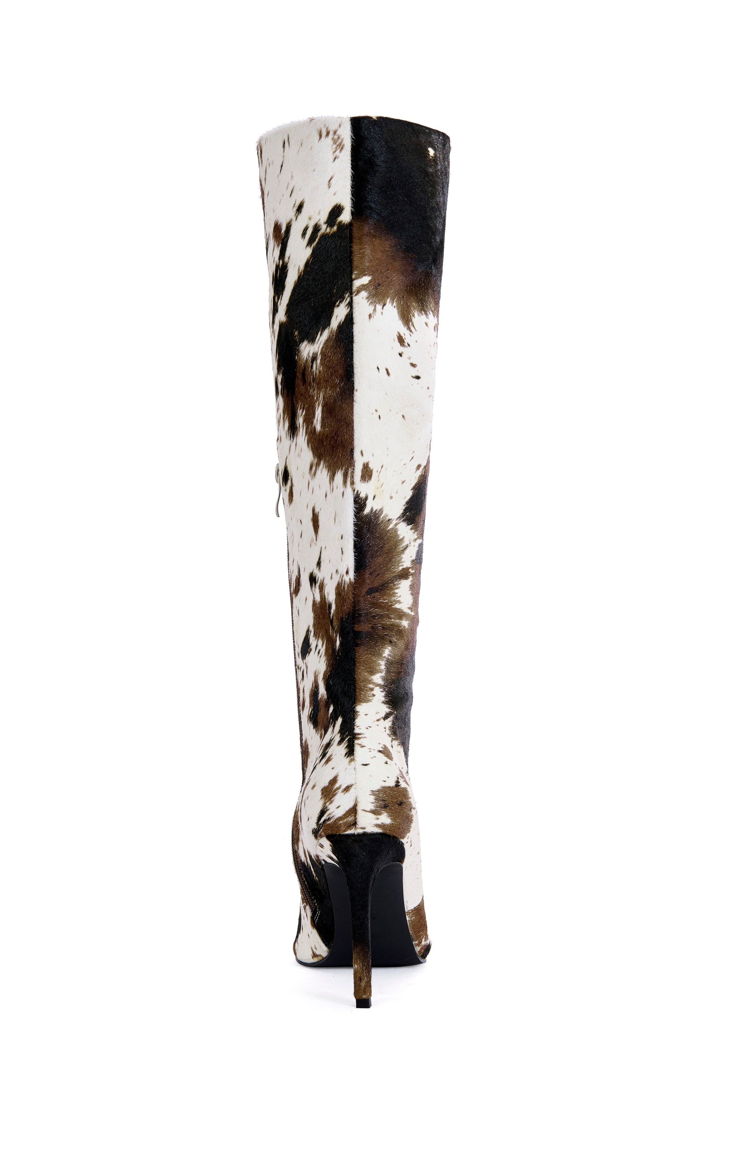 SYREALI-COW STILETTO BOOT | AZALEA WANG