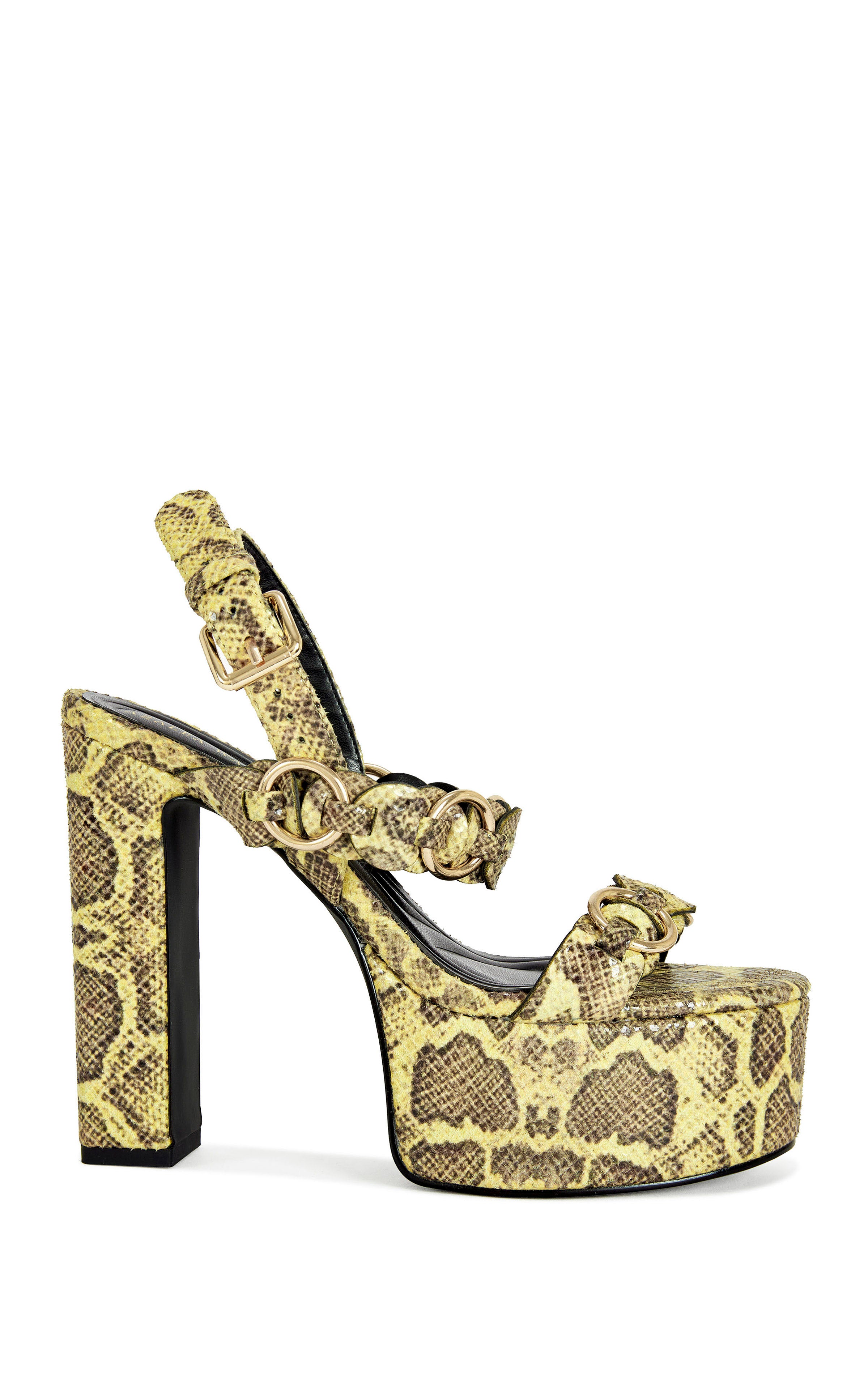 TARYNN-YELLOWSNAKE BLOCK SANDAL | AZALEA WANG
