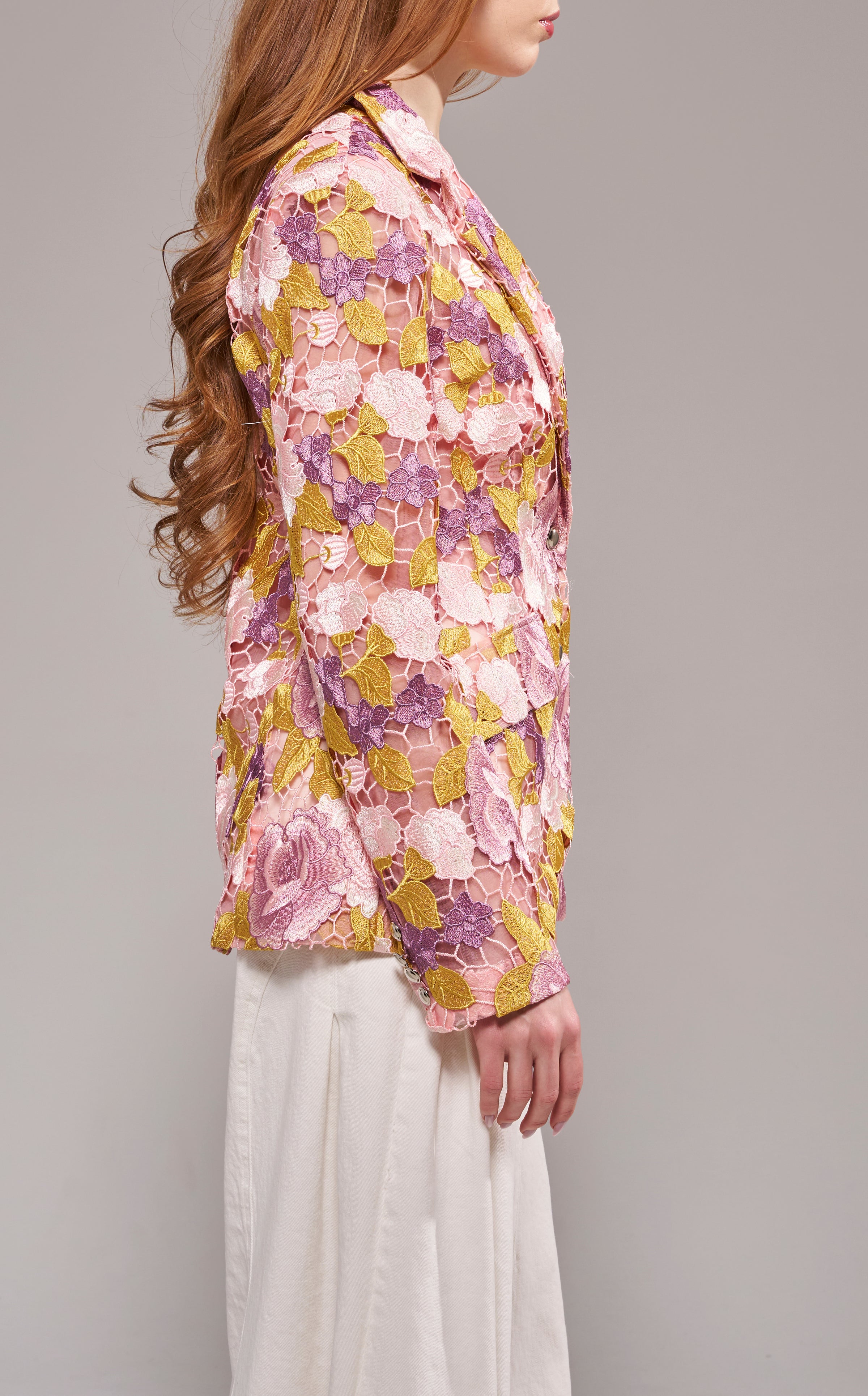 THALENA-PINKMULTI BLAZER OUTERWEAR | AZALEA WANG