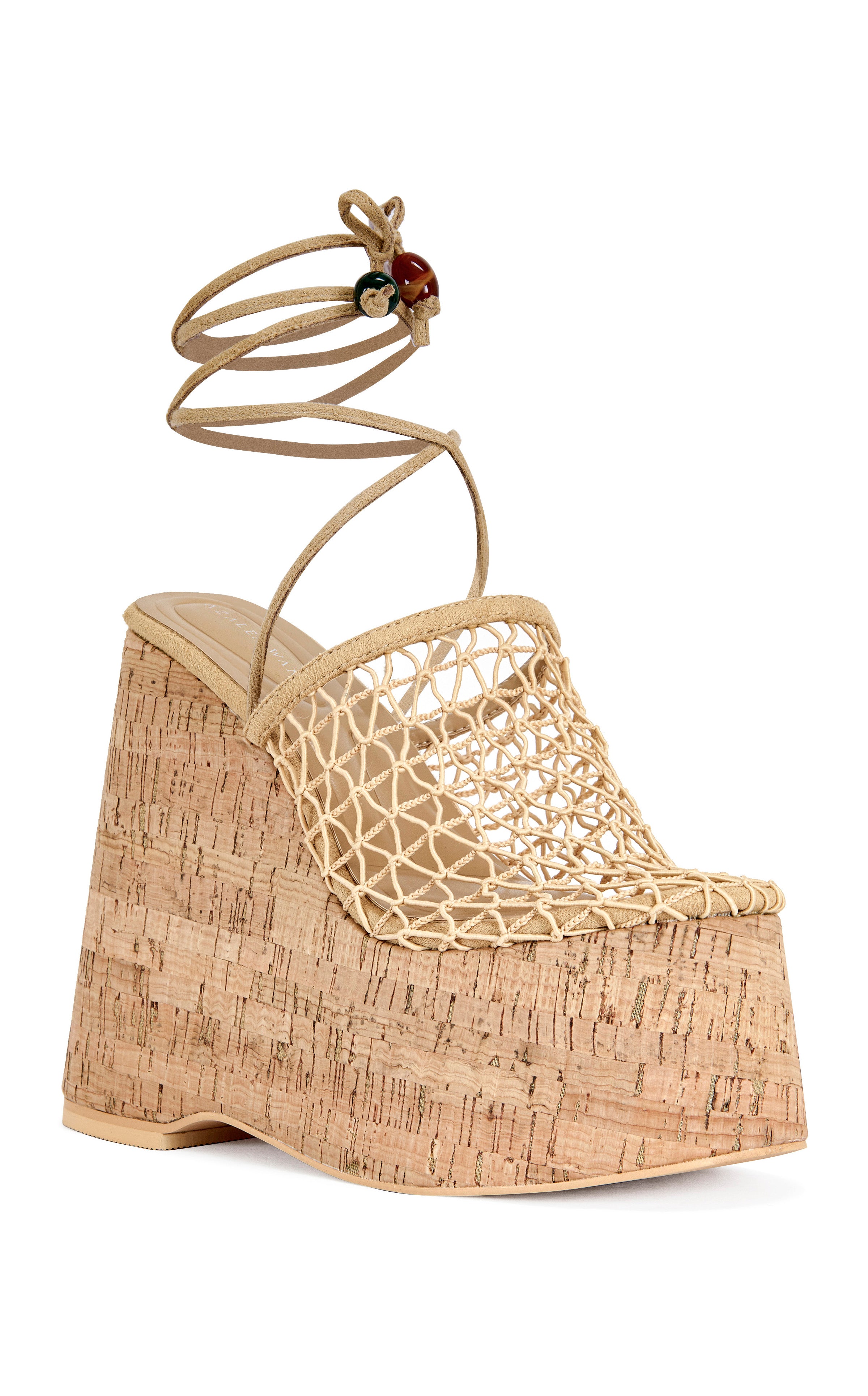 VENNE-NUDE WEDGE SANDAL | AZALEA WANG