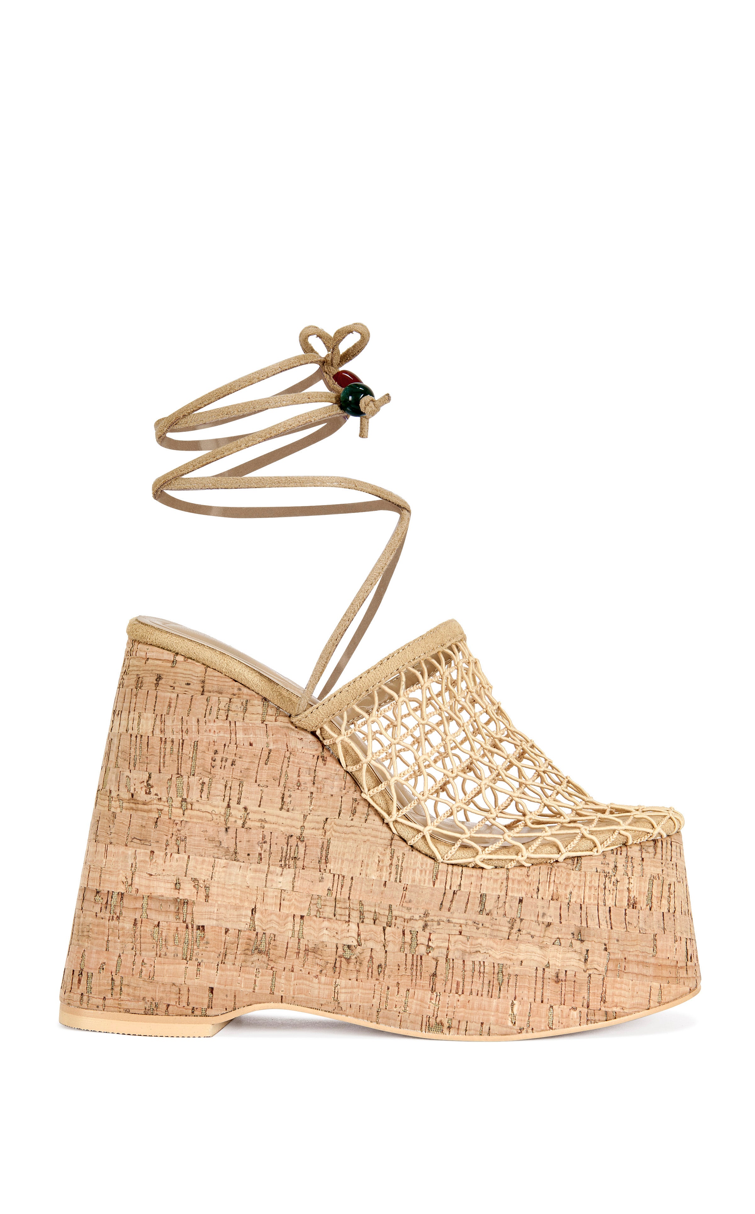 VENNE-NUDE WEDGE SANDAL | AZALEA WANG