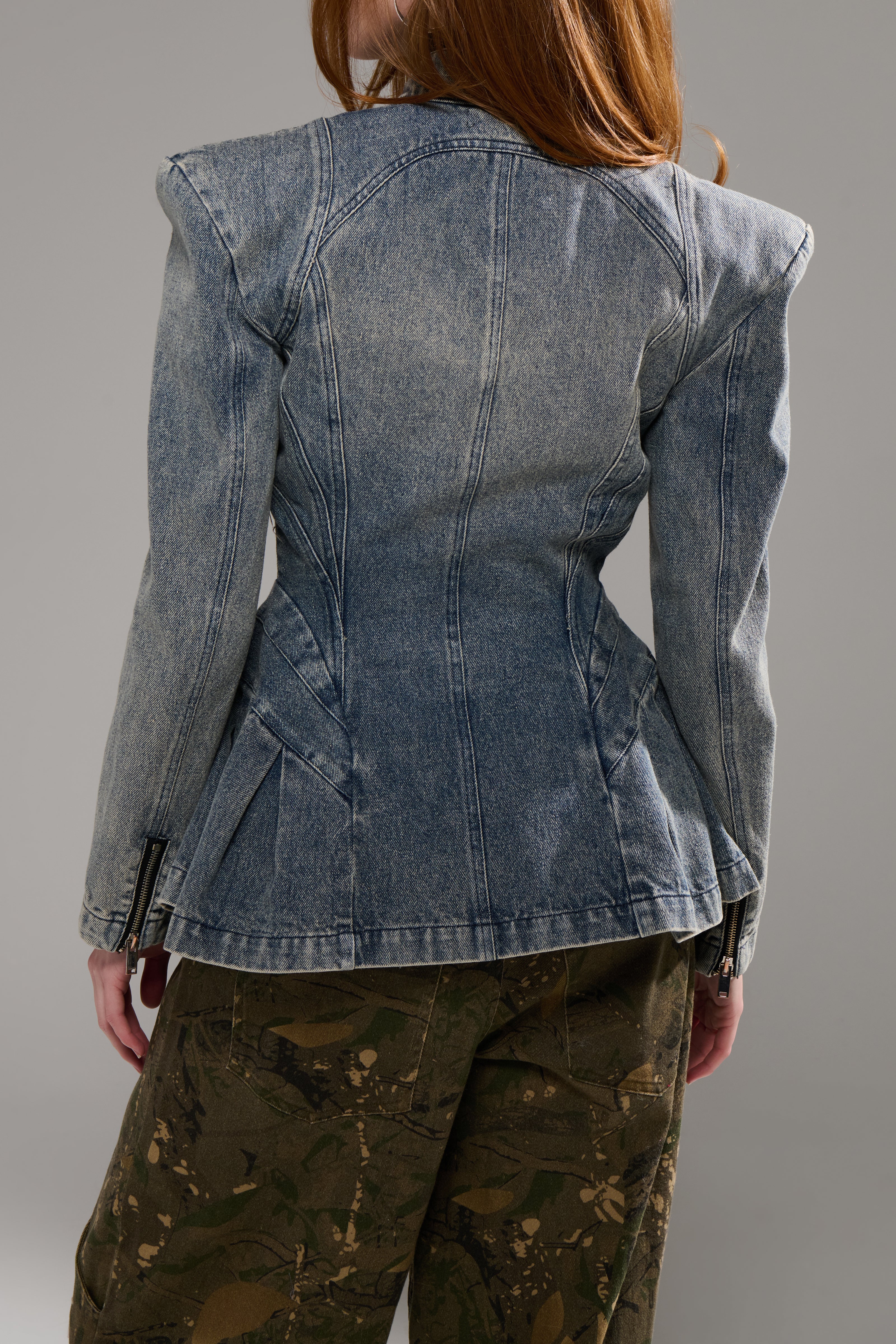 VIRELLE-DENIM DENIM OUTERWEAR | AZALEA WANG