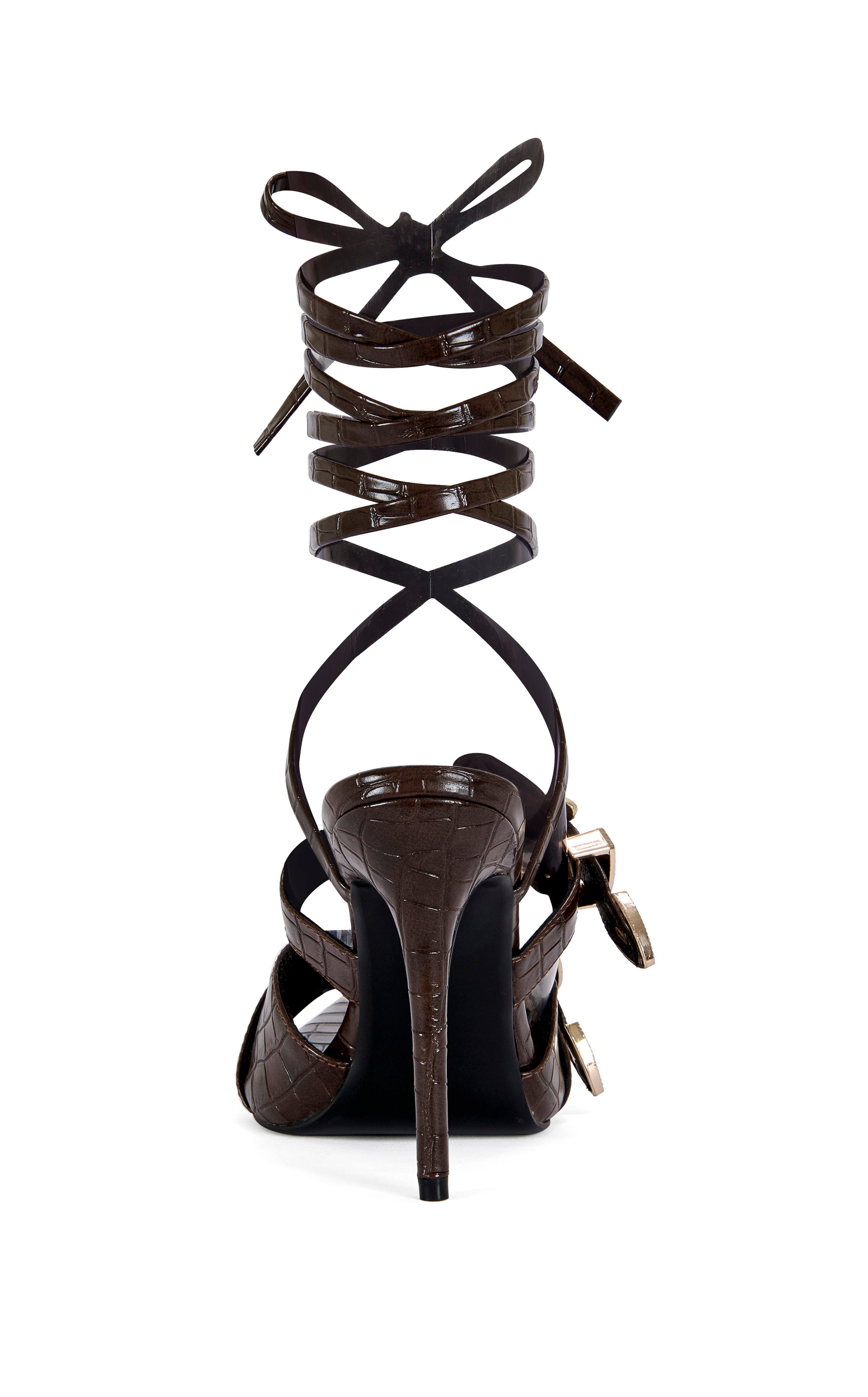 WESTBROOK-CHOCOLATE STILETTO SANDAL | AZALEA WANG