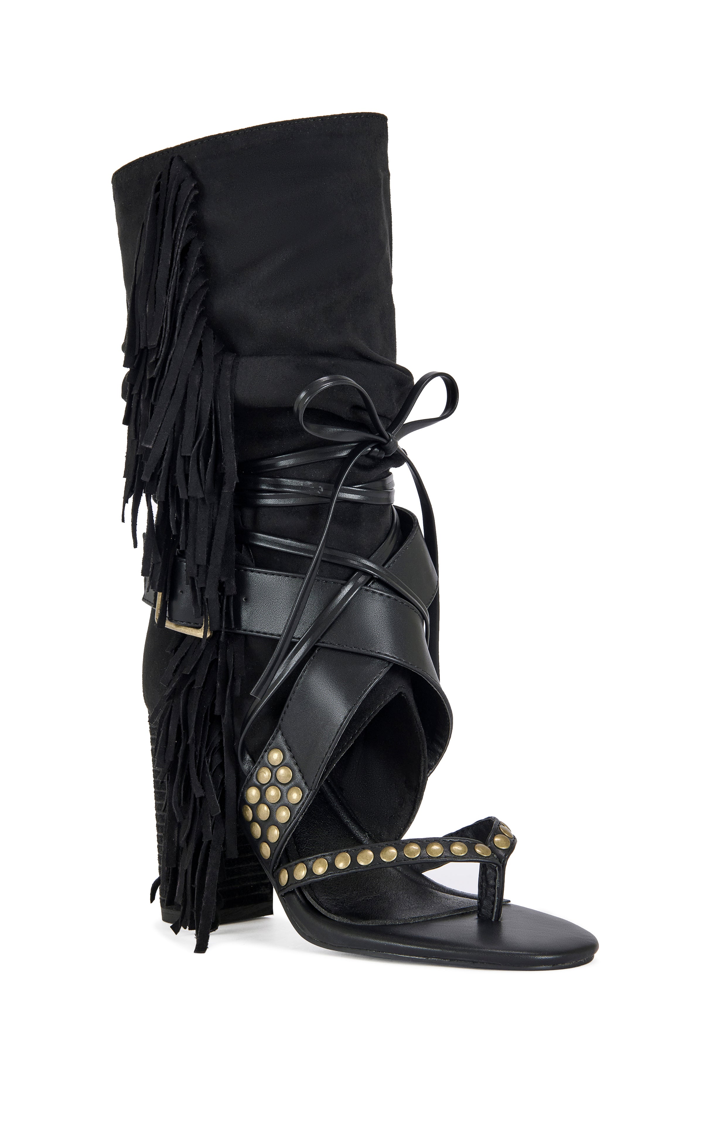 WILANO-BLACK BLOCK SANDAL | AZALEA WANG