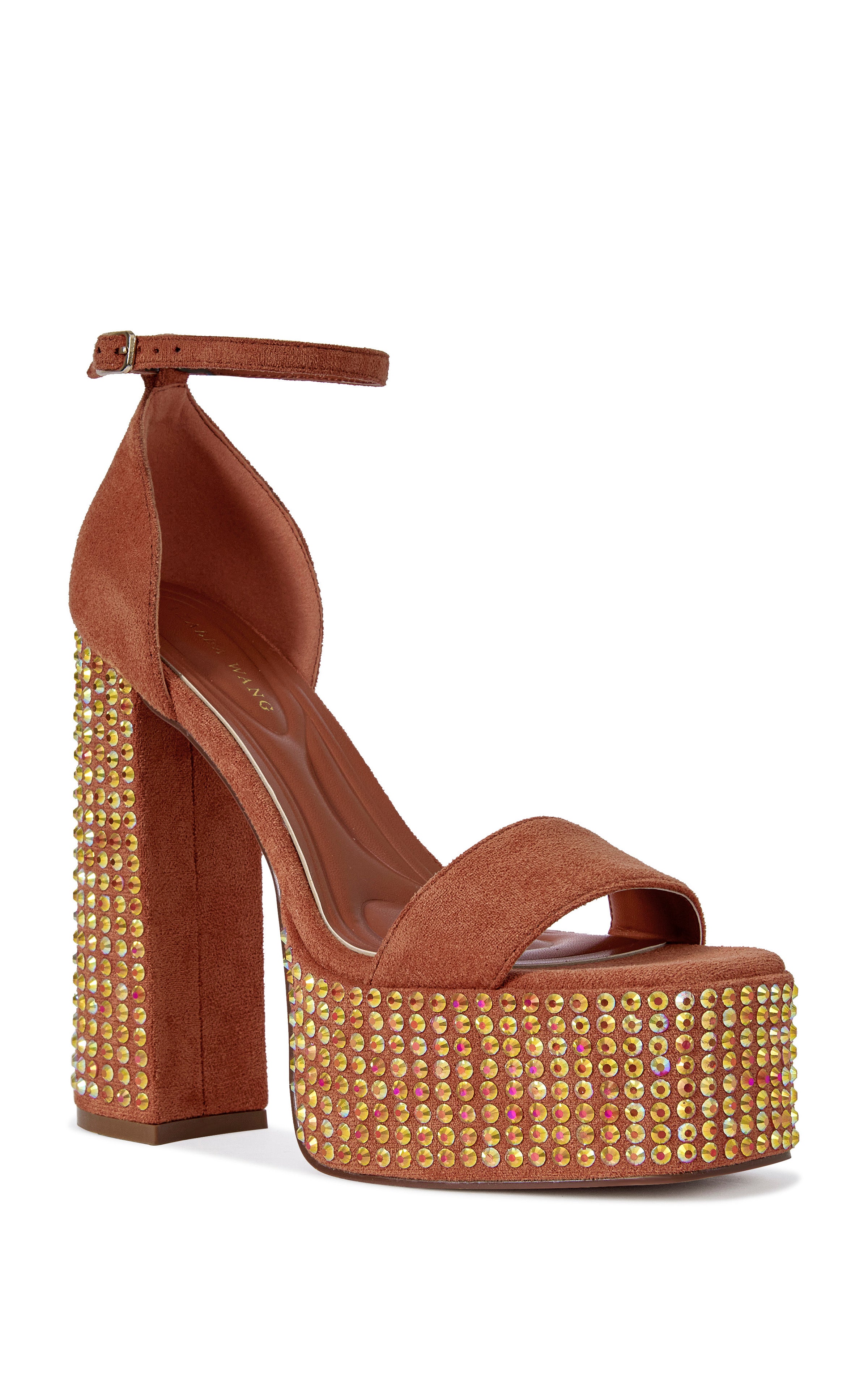 WILMA-ORANGE PLATFORM SANDAL | AZALEA WANG