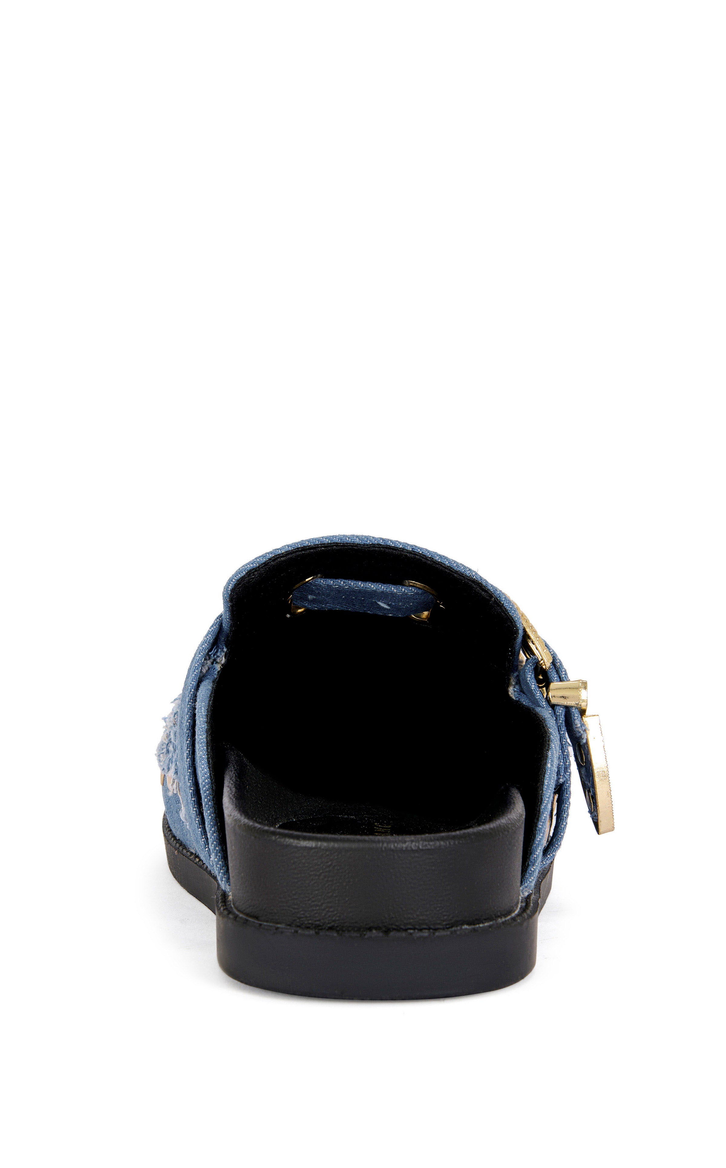 ZALE-BLUE FLAT MULE | AZALEA WANG