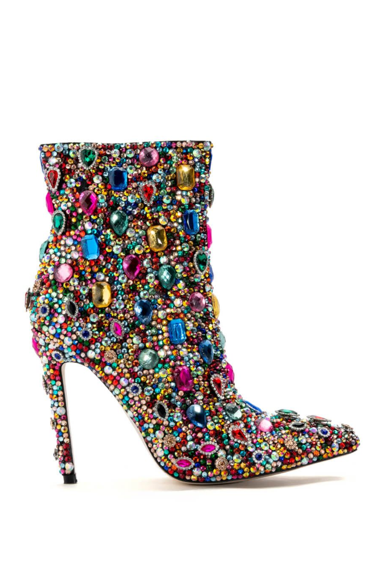 Azalea Wang Knock Out 2024 Skull Stiletto Ankle Bootie