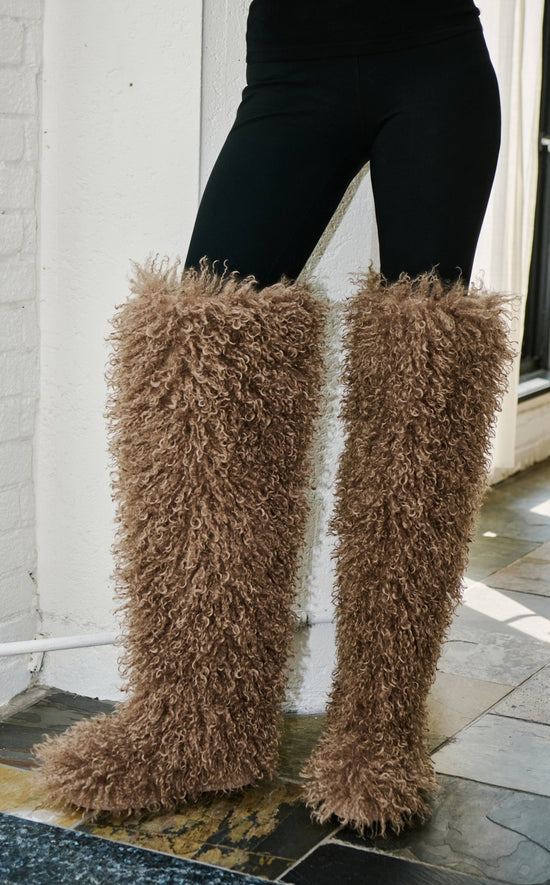 TEMPLETON-TAUPE FLAT BOOT