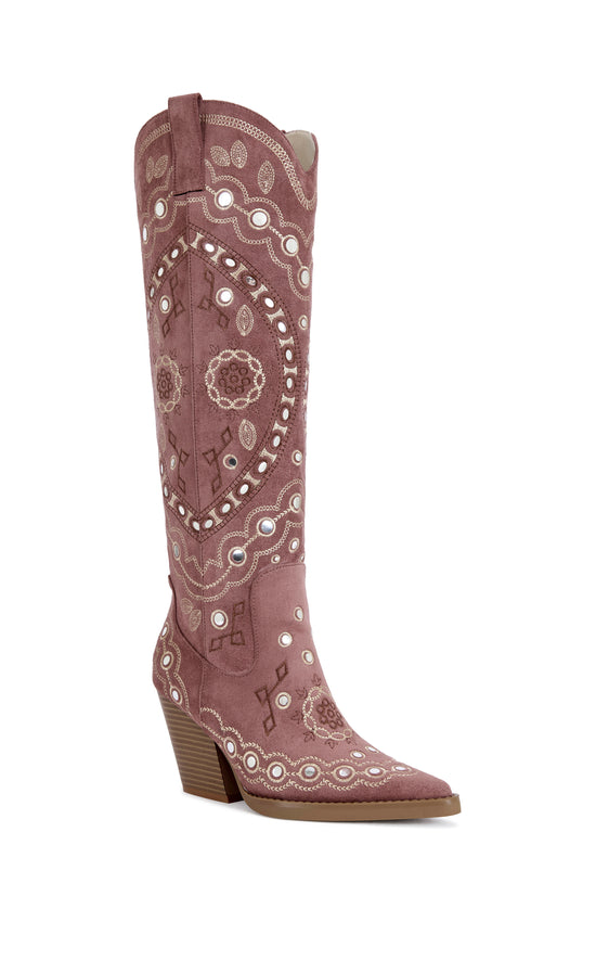 AAMINA-PINK WESTERN BOOT