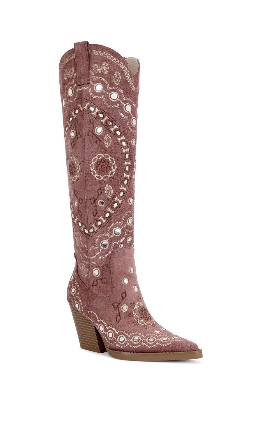 AAMINA-PINK BLOCK BOOT | AZALEA WANG