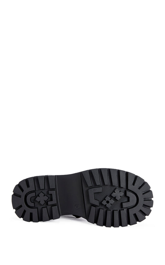 ALCETASA-BLACK FLATFORM BOOTIE