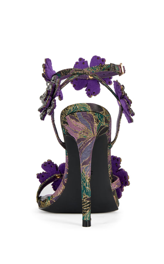 ANASTASIA-PURPLEMULTI EMBELLISHED STILETTO SANDAL