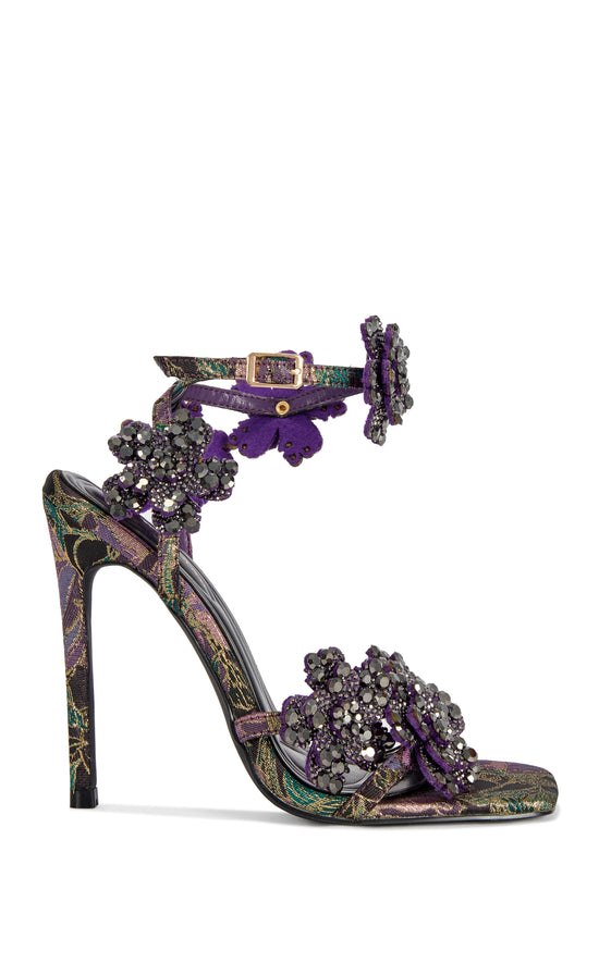 ANASTASIA-PURPLEMULTI EMBELLISHED STILETTO SANDAL