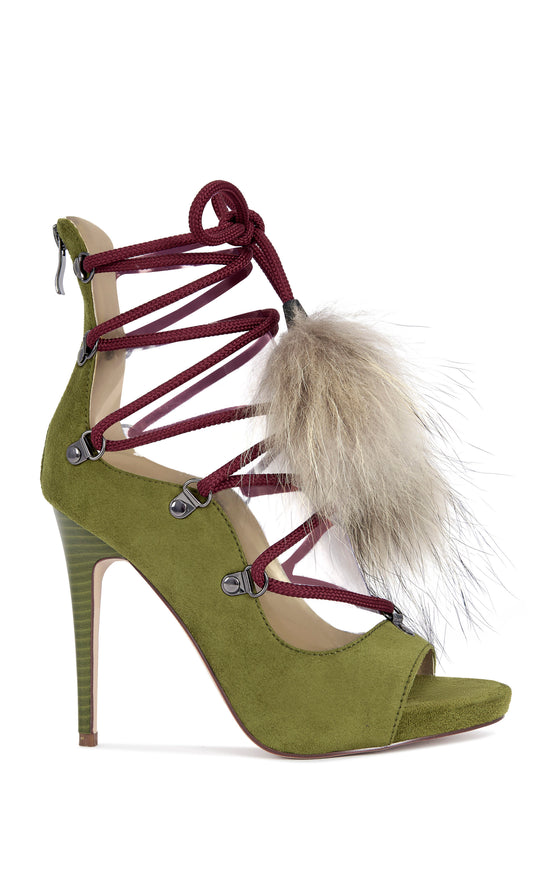 ANITA-OLIVEMULTI STILETTO SANDAL