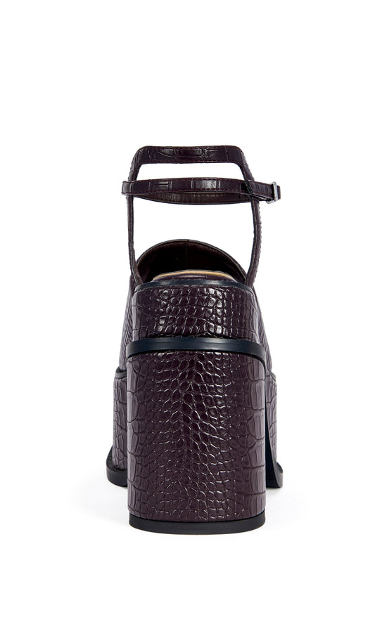 ANTHELMINE-ESPRESSO BLOCK SANDAL