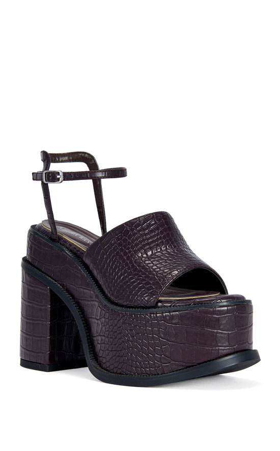 ANTHELMINE-ESPRESSO BLOCK SANDAL