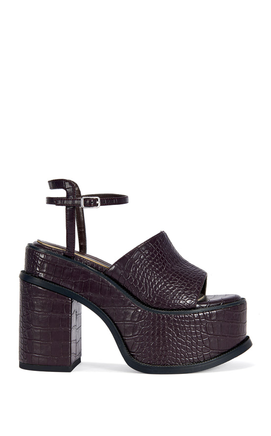 ANTHELMINE-ESPRESSO BLOCK SANDAL