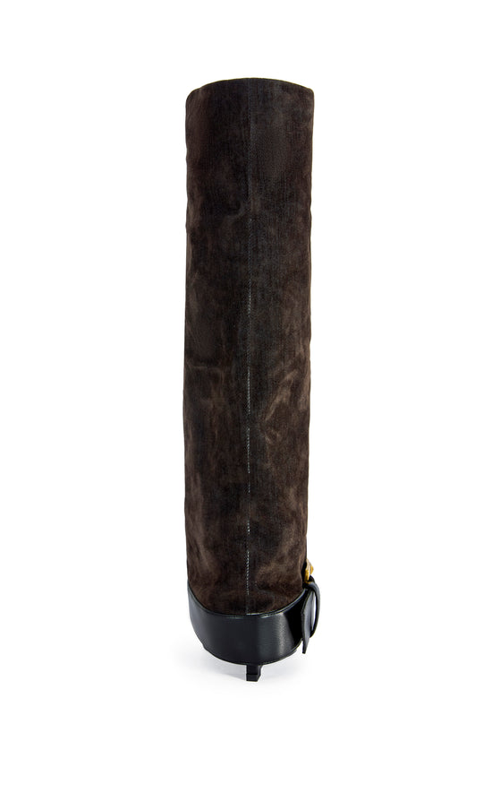 ANTONINA-BROWN WEDGE BOOT