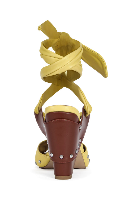 ARUBA-YELLOW BLOCK SANDAL
