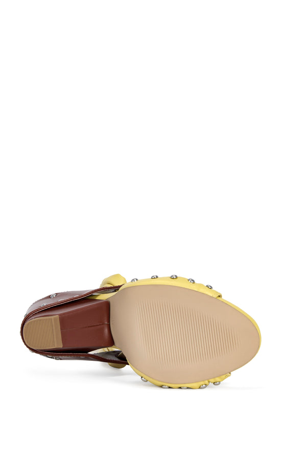 ARUBA-YELLOW BLOCK SANDAL
