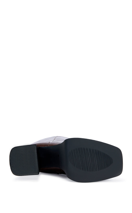 AUGUSTINE-CHOCOLATE PLATFORM BOOT