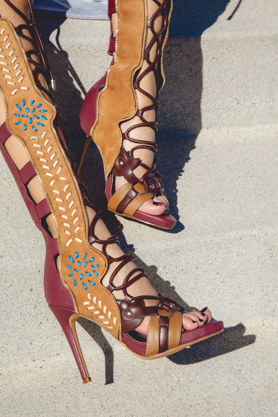 SHAI-PLUMMULTI STILETTO SANDAL