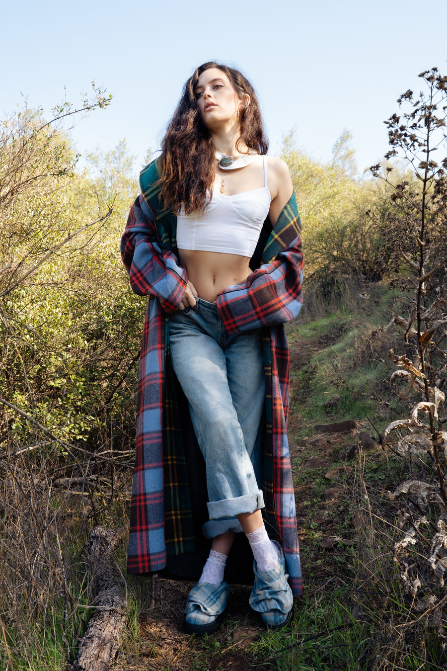 SEMYON-BLUEMULTI PLAID LOAFER