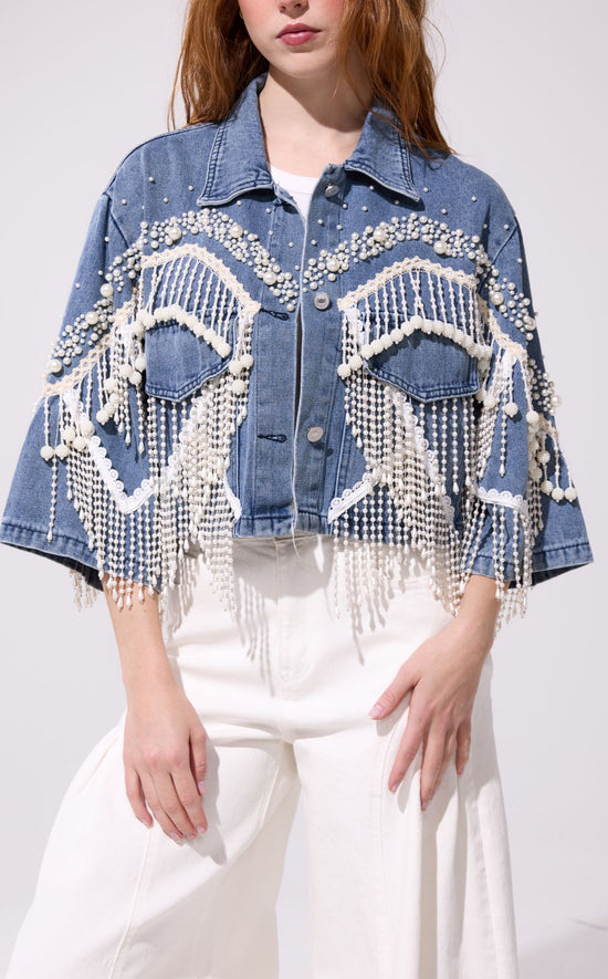 ADELYNNE-DENIM DENIM OUTERWEAR | AZALEA WANG