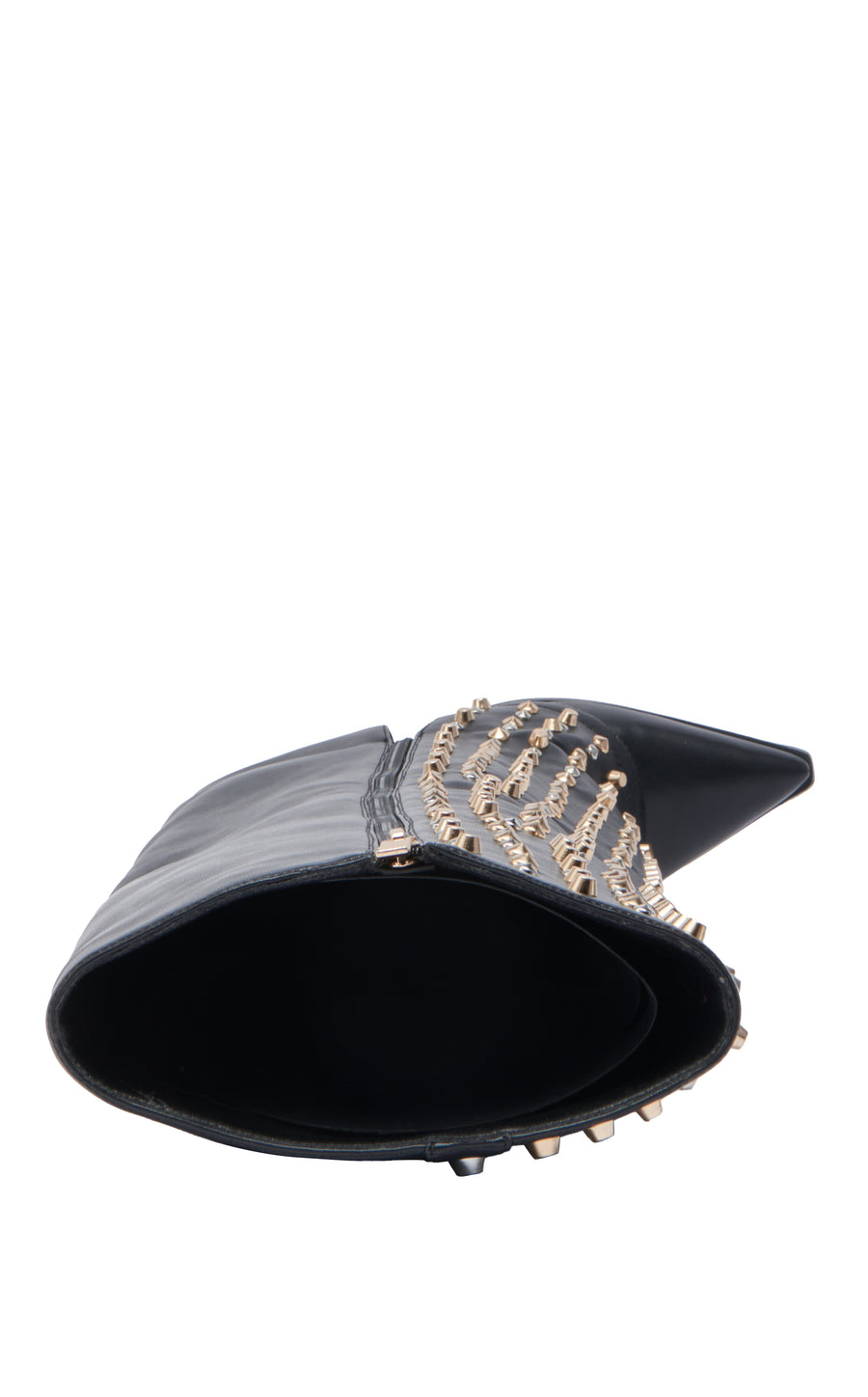 AGUSTUE-BLACK STUDDED WESTERN BOOT