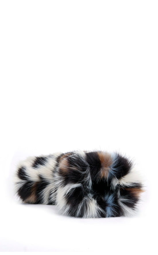ALBERT-LEOPARD FAUX FUR BOOTIE