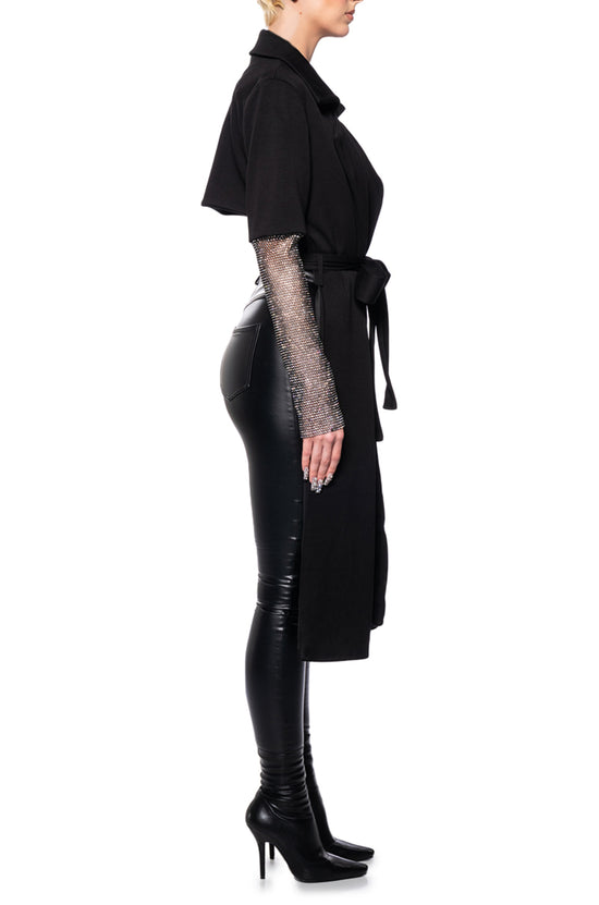 ALIVIA-BLACK STATEMENT JACKET