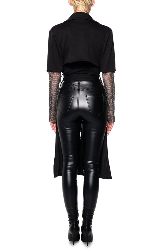 ALIVIA-BLACK STATEMENT JACKET