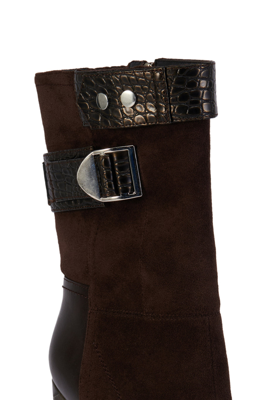 ALLONA-BROWN BLOCK BOOTIE