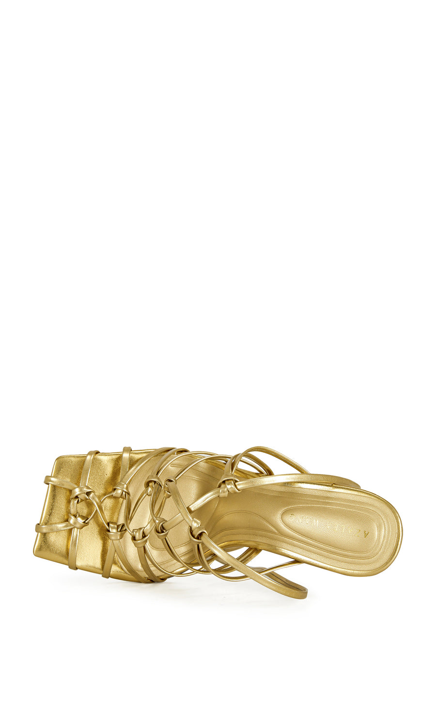 AMENRA-GOLD ROPE STILETTO SANDAL