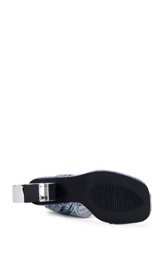 ANDREE-DENIM Gladiator Sandal Denim / 9 / Block