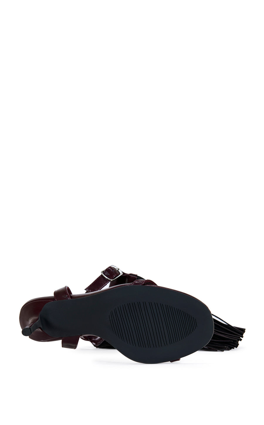 ANTIQUE-BURGUNDY STILETTO SANDAL