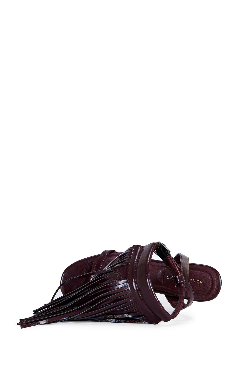 ANTIQUE-BURGUNDY STILETTO SANDAL