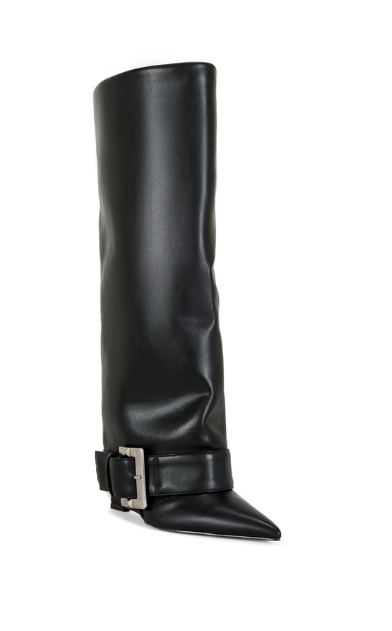 ANTONINA-BLACK WEDGE BOOT
