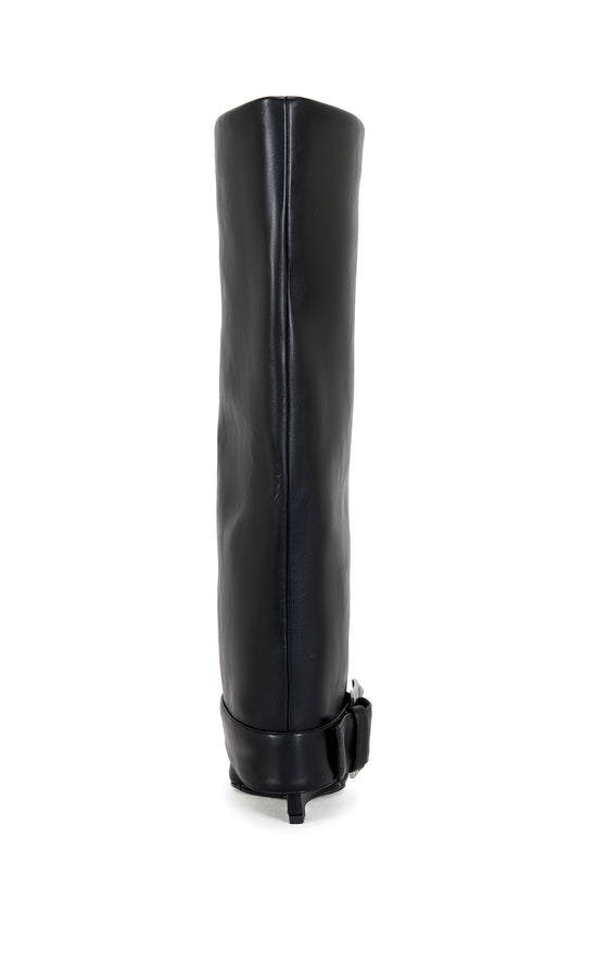 ANTONINA-BLACK WEDGE BOOT
