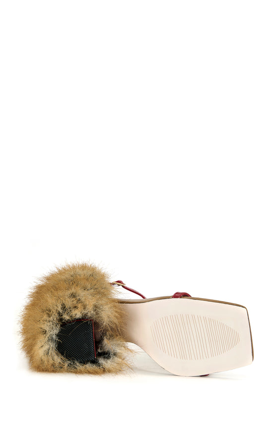 ARETTE-REDFOX BLOCK SANDAL