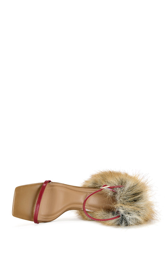 ARETTE-REDFOX BLOCK SANDAL